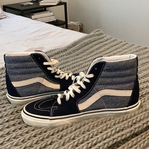 Vans high tops navy size 7.5